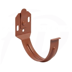 Hak doczołowy z płaskownika stalowy ⌀ 130 firmy KROP kolor ceglasty